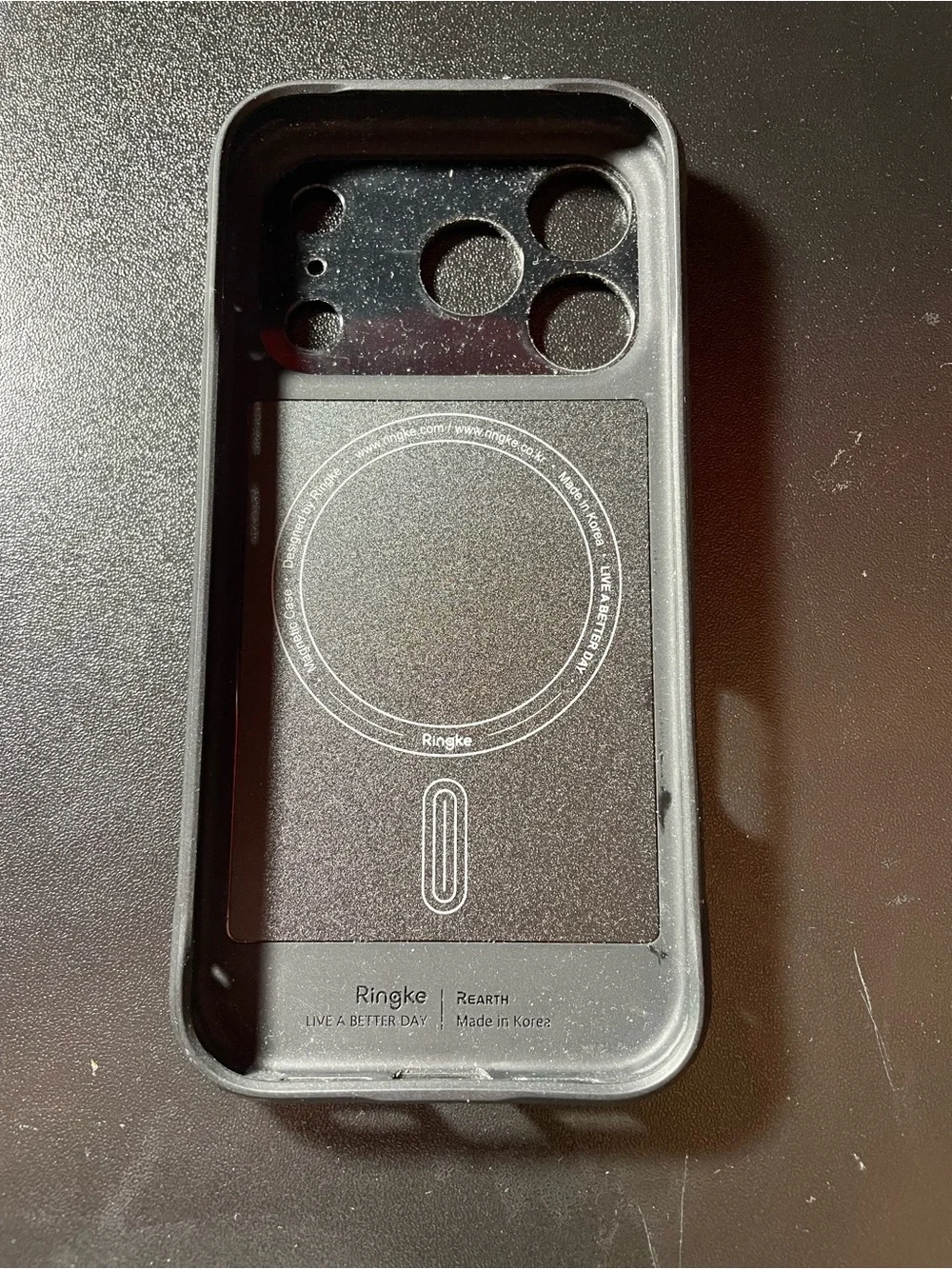 iPhone 17 pro max black and gray camouflage case